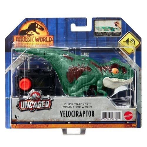 Jurassic World Dominion Uncaged Click Tracker Velociraptor