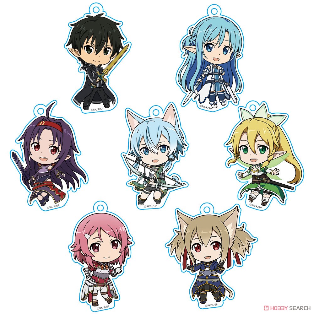 Sword Art Online II Trading Acrylic Chain Vol.3 Blind Box (1 Blind Box)