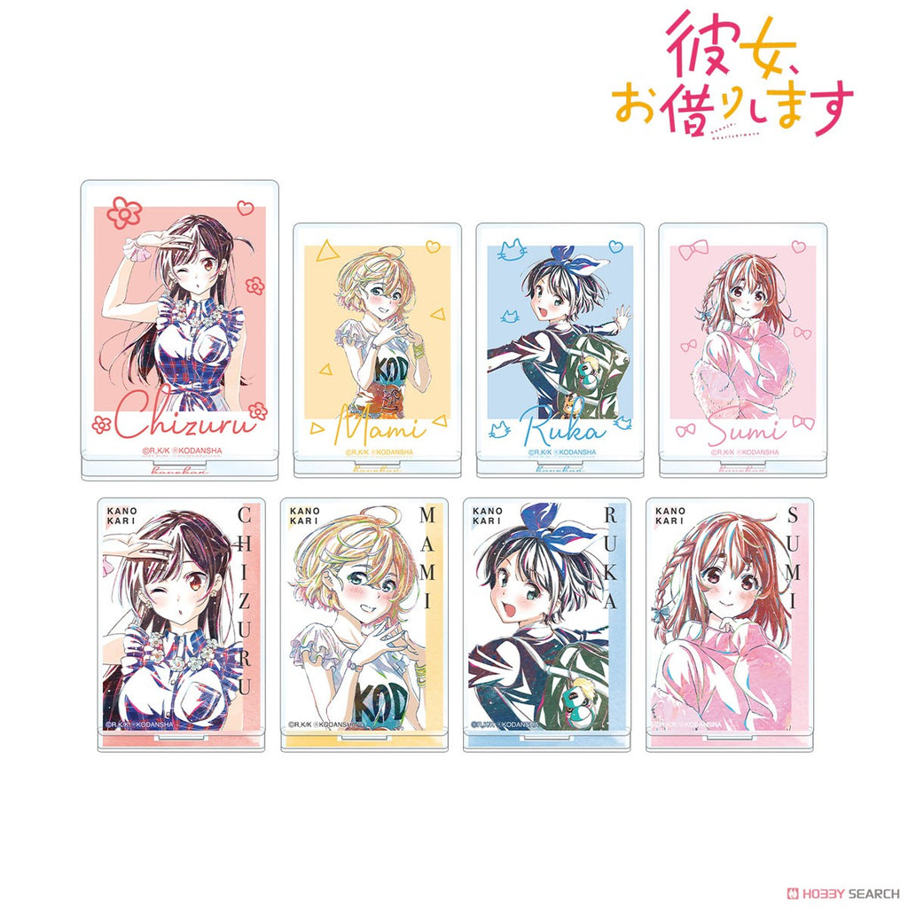 TV Animation [Rent-A-Girlfriend] Trading Ani-Art Vol.2 Acrylic Stand Blind Box (1 Blind Box)