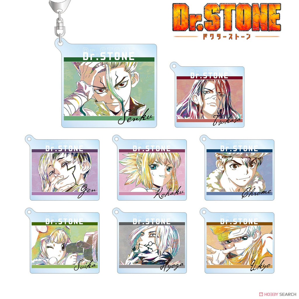 Dr.STONE Trading Ani-Art Acrylic Key Ring - Blind Box (1 Blind Box)