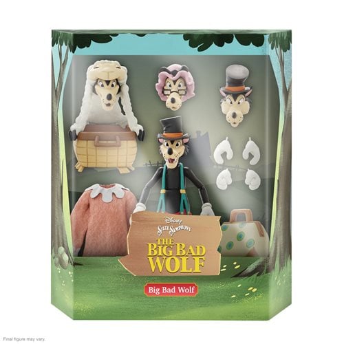 Disney Ultimates Silly Symphonies Big Bad Wolf  Action Figure