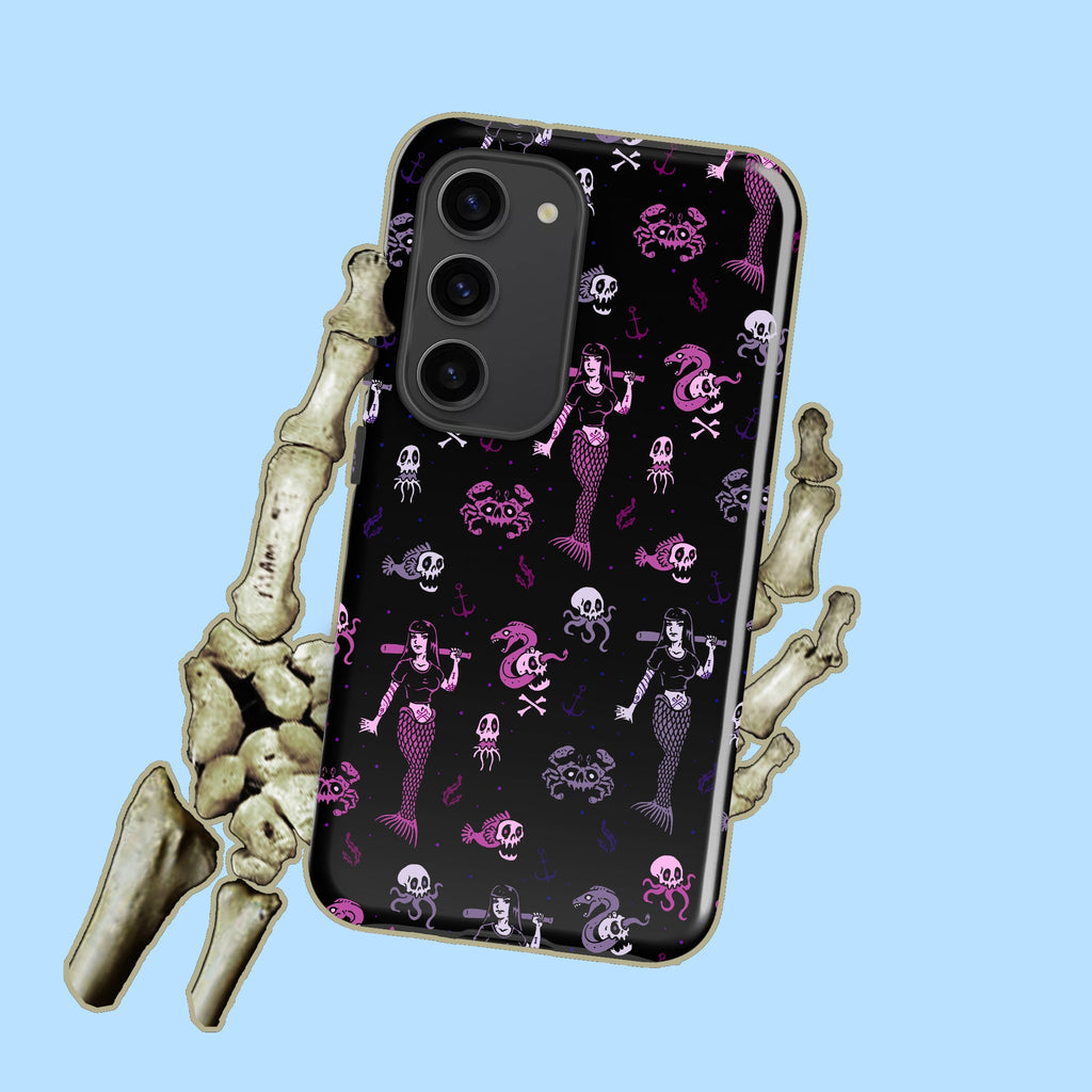 Goth Metal Mermaid Samsung Case