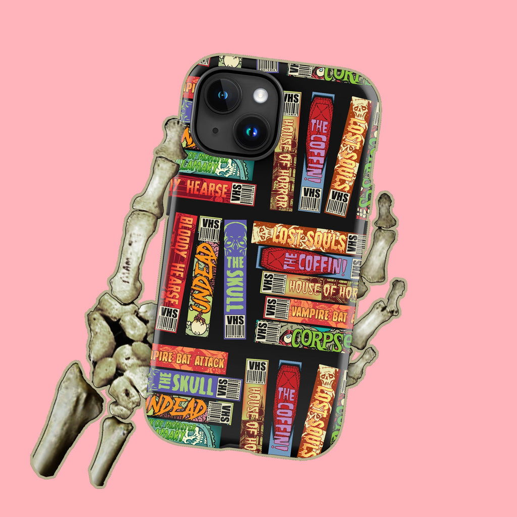 Retro Horror Film VHS iPhone Case