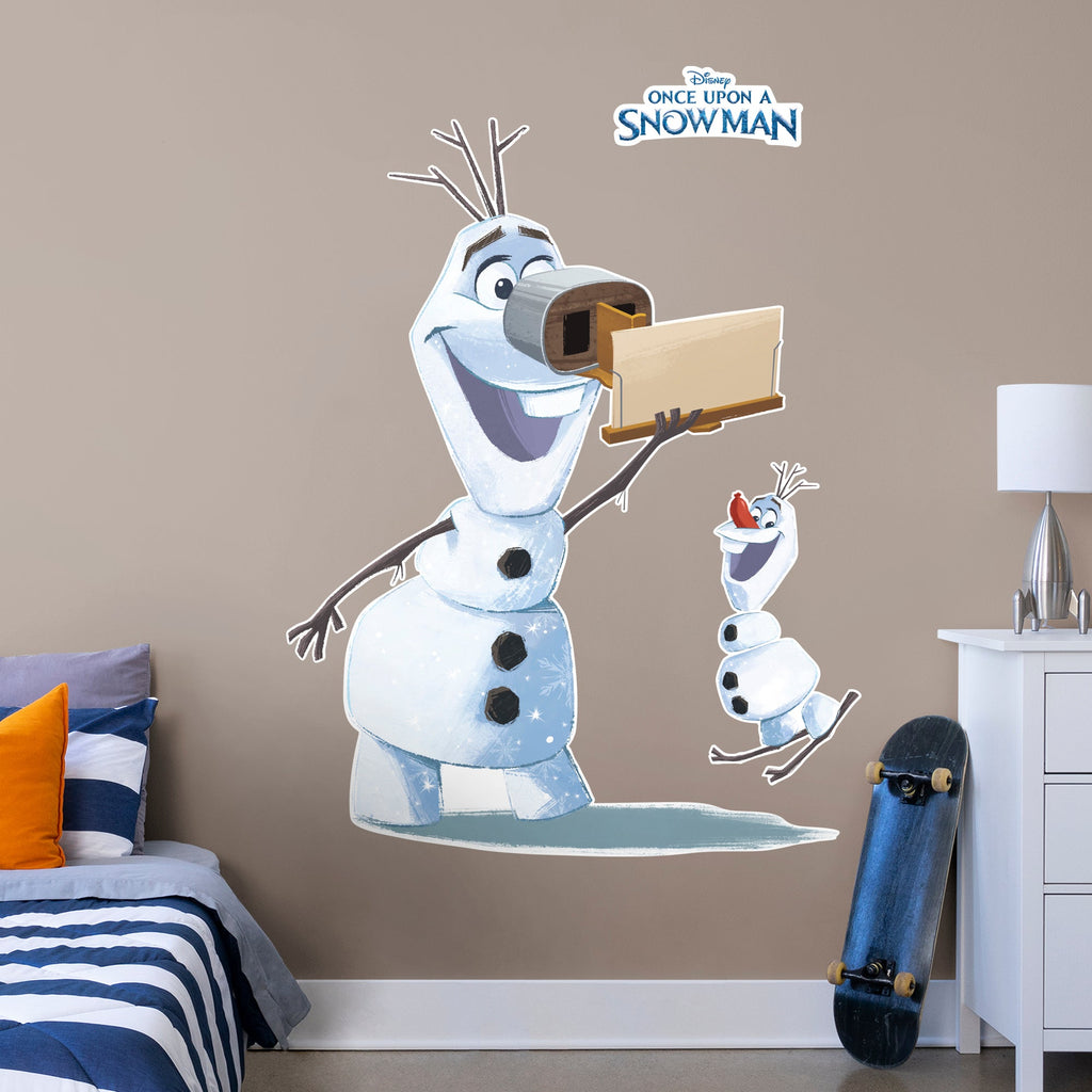 Olaf: Viewfinder - Frozen - Once Upon A Snowman - Officially Licensed Disney Removable Wall Decal