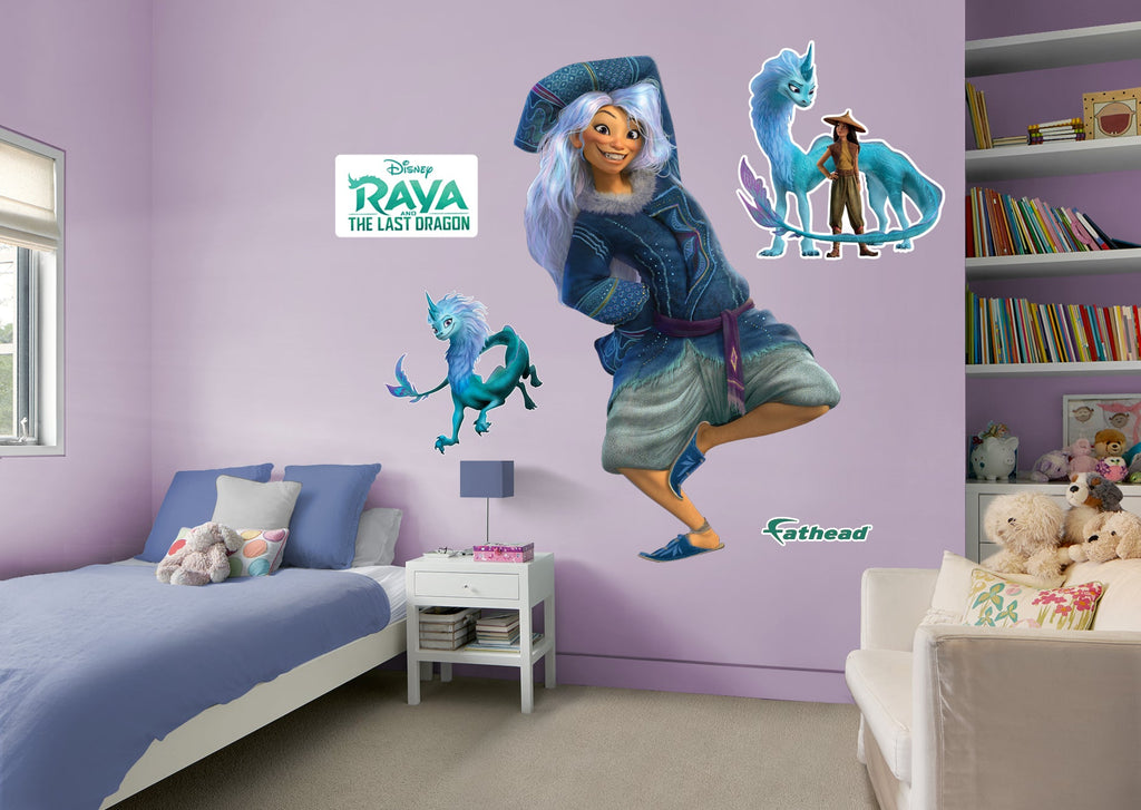 Raya and The Last Dragon Sisu Human Character RealBig  - Officially Licensed Disney Removable Wall Decal