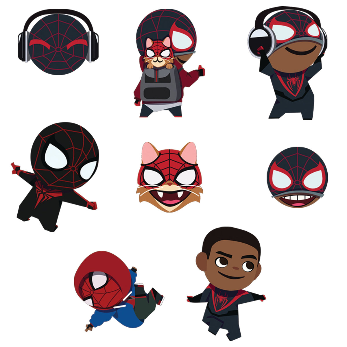 SpiderMan Miles Morales Animated Characters Collection Officially L