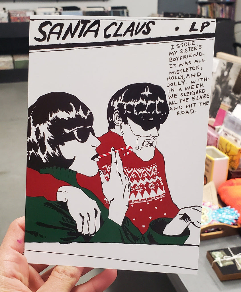 Sonic Youth Goo Santa Claus Card