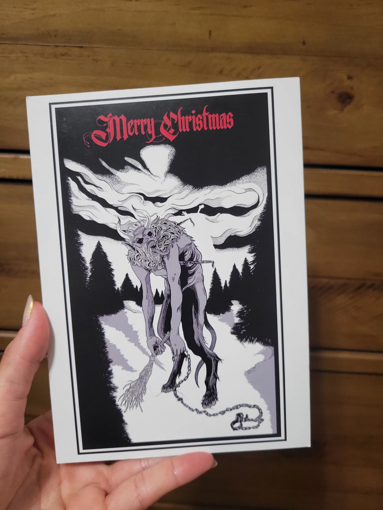 Krampus Merry Christmas Card