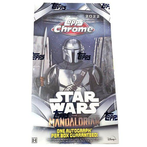 Topps Chrome 2022 Star Wars Mandalorian Beskar Edition T/C Box