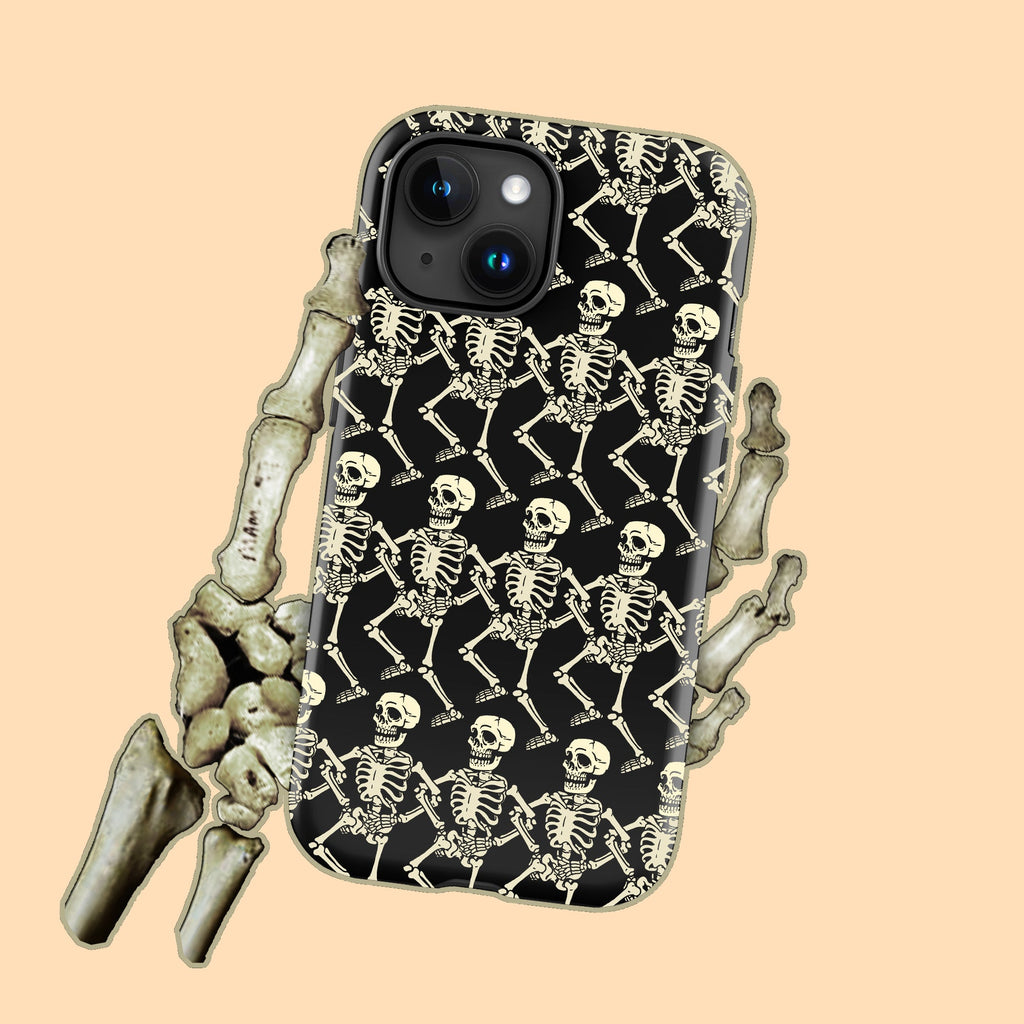 Dancing Skeletons Halloween iPhone Case