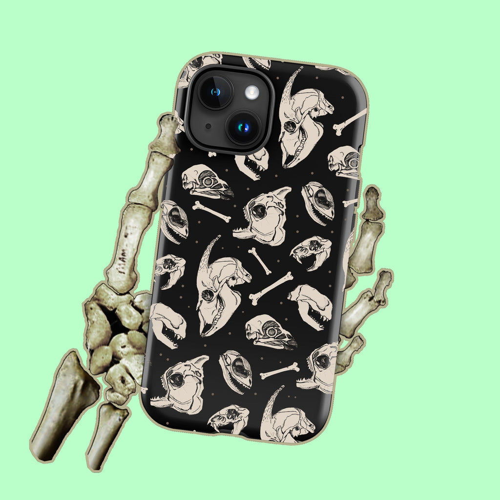 Animal Skulls And Bones iPhone Case