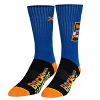 Back to the Future "Patch" Men's Crew Sideways Socks (Size 8-12)