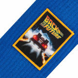 Back to the Future "Patch" Men's Crew Sideways Socks (Size 8-12)