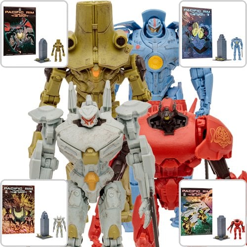 McFarlane Toys Pacific Rim Jaeger Wave 1 4-Inch Scale Action Figure with Comic Book - Choose a Figure