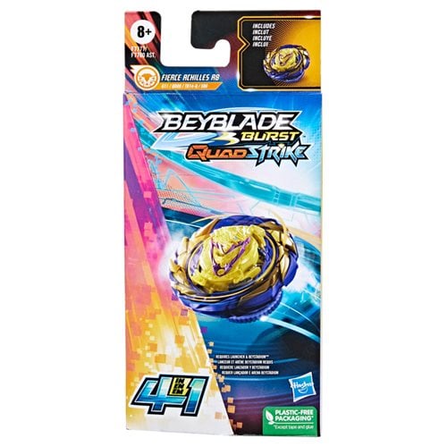 Beyblade Burst QuadStrike Single Pack Tops - Fierce Achilles A8