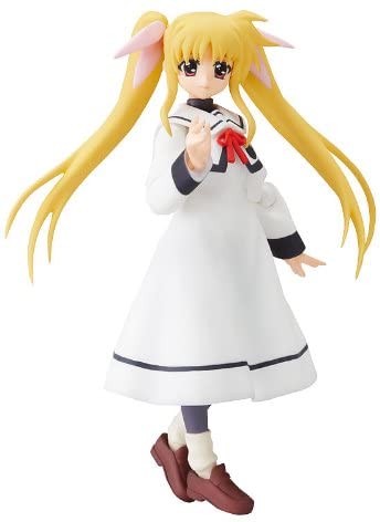 Magical Girl Lyrical Nanoha A's figma 062 Fate Testarossa: School Uniform ver. Figure (ふぃぐま ふぇいと・てすたろっさ せいふく ばーじょん)