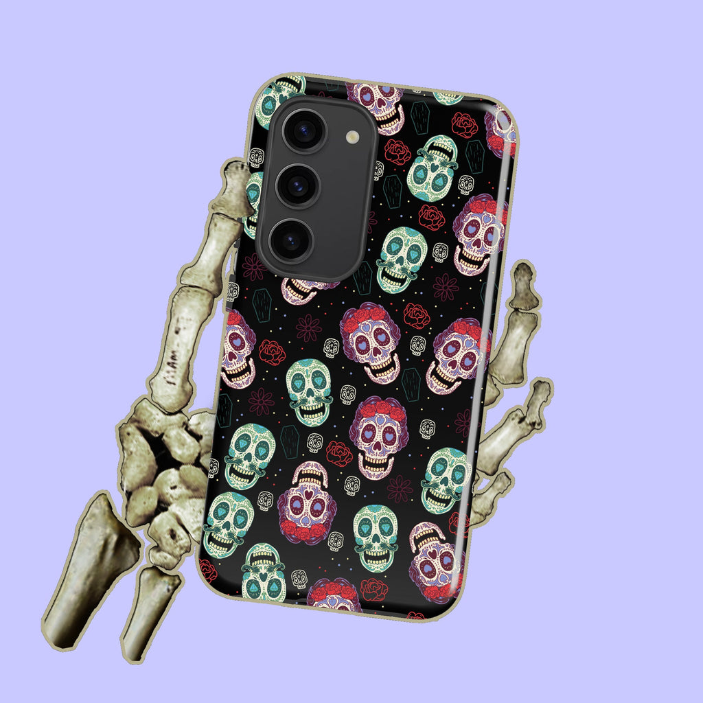 Sugar Skulls Day Of The Dead Samsung Case