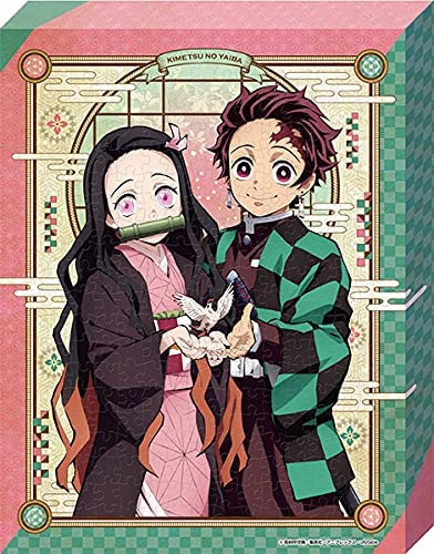 Demon Slayer Kimetsu No Yaiba Tanjiro and Nezuko Artboard Jigsaw Puzzle - Canvas Style