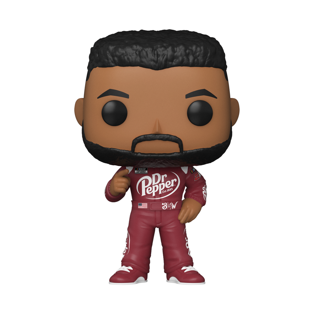 Funko Pop! NASCAR: Bubba Wallace (Dr Pepper) Vinyl Figure