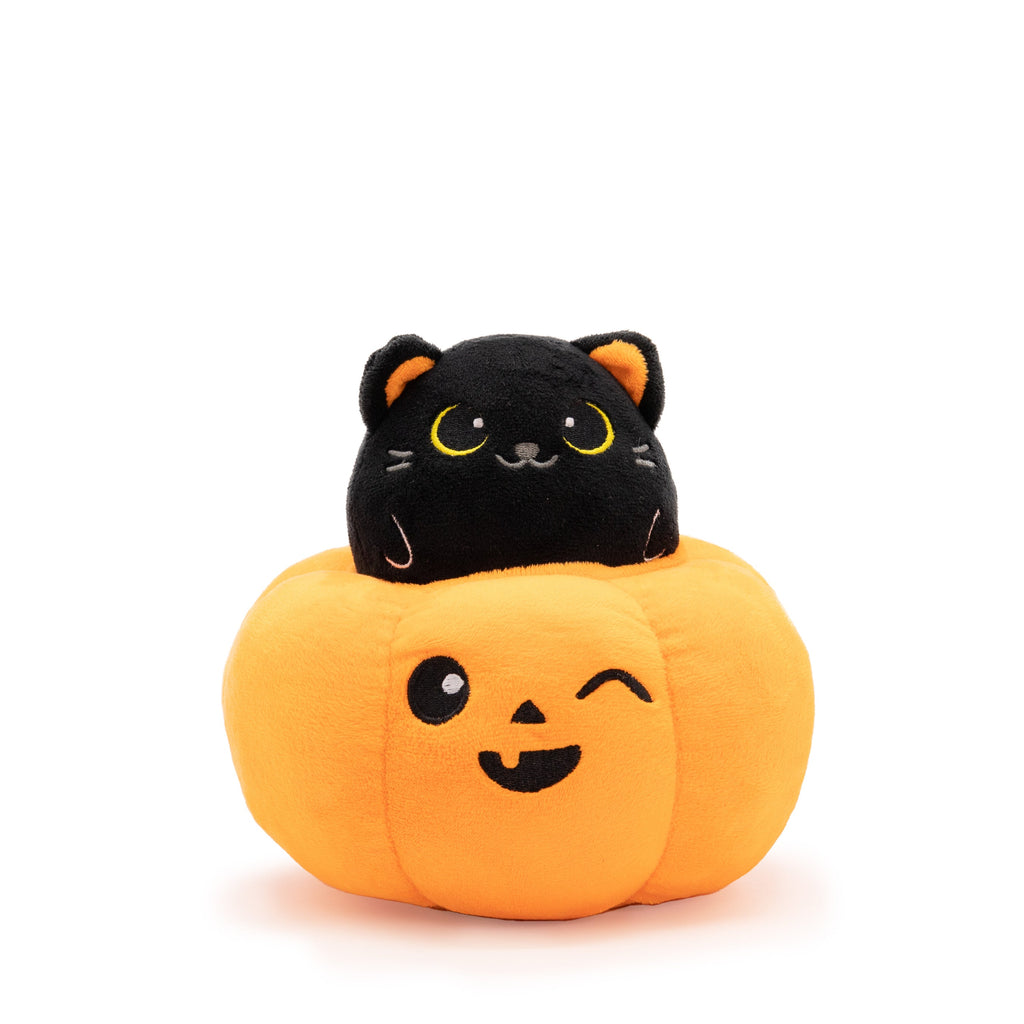 Peek-A-Boo Plush - Cat in Pumpkin