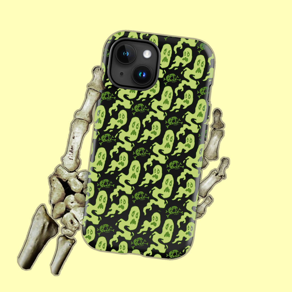 Green Ghosts iPhone Case