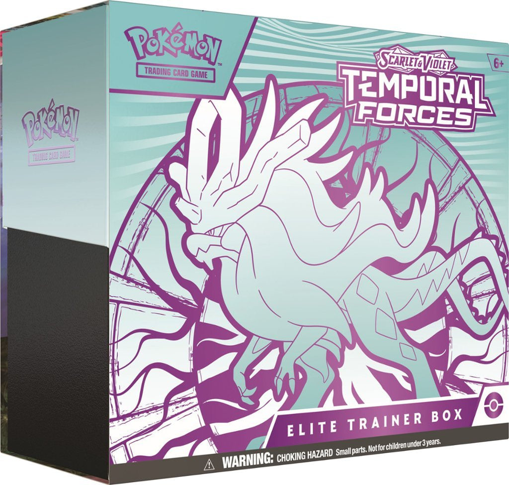 Pokemon: Scarlet & Violet: Temporal Forces - Elite Trainer Box (Walking Wake)