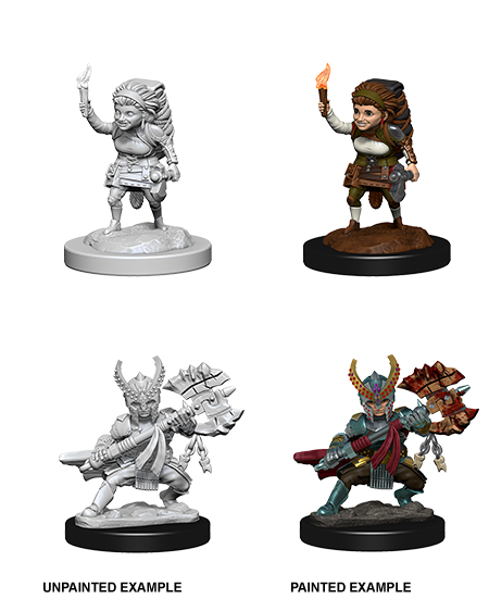 D&D: Nolzur's Marvelous Miniatures - Halfling Female Fighter