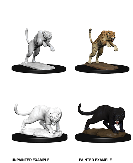 D&D: Nolzur's Marvelous Miniatures - Panther & Leopard