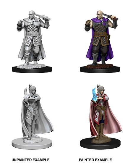 D&D: Nolzur's Marvelous Miniatures - Human Ranger & Moon Elf Sorcerer