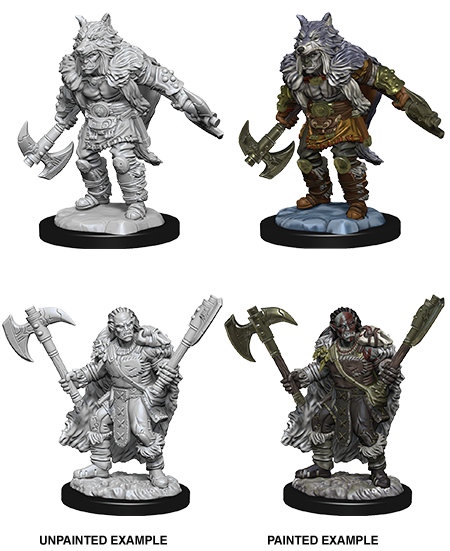 D&D: Nolzur's Marvelous Miniatures - Half-Orc Male Barbarian