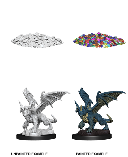 D&D: Nolzur's Marvelous Miniatures - Blue Dragon Wyrmling