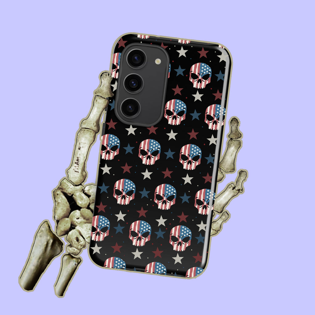 Patriotic Skull USA Samsung Case