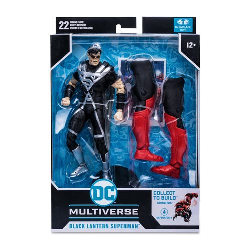 McFarlane Toys DC Build-A Wave 8 Blackest Night Black Lantern Superman 7-Inch Scale Action Figure