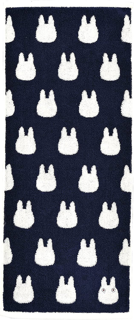 Studio Ghibli Silhouette Series (Face Towel) My Neighbor Totoro Marushin Silhouette Towel Series Blue