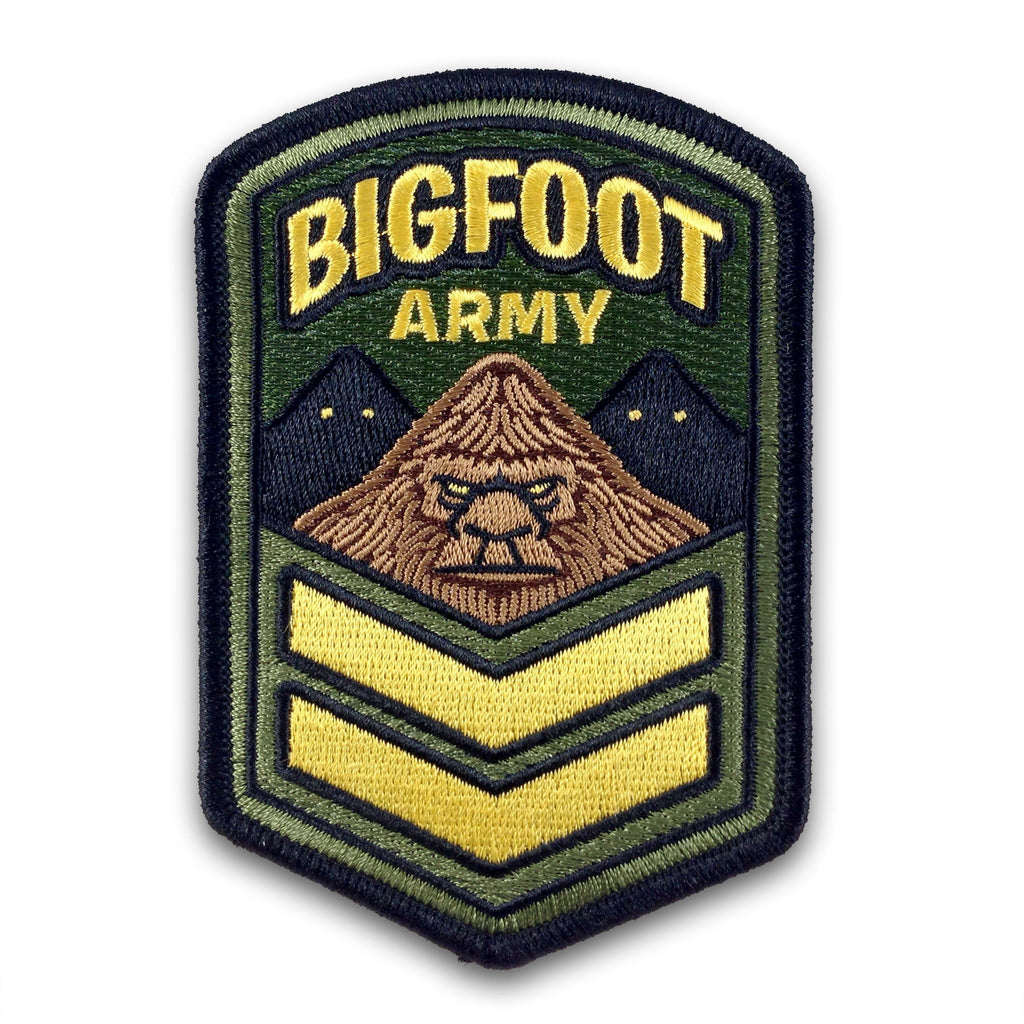 Bigfoot Army embroidered patch