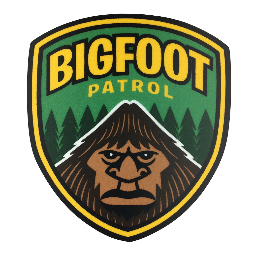 Bigfoot Patrol Die-Cut Sticker