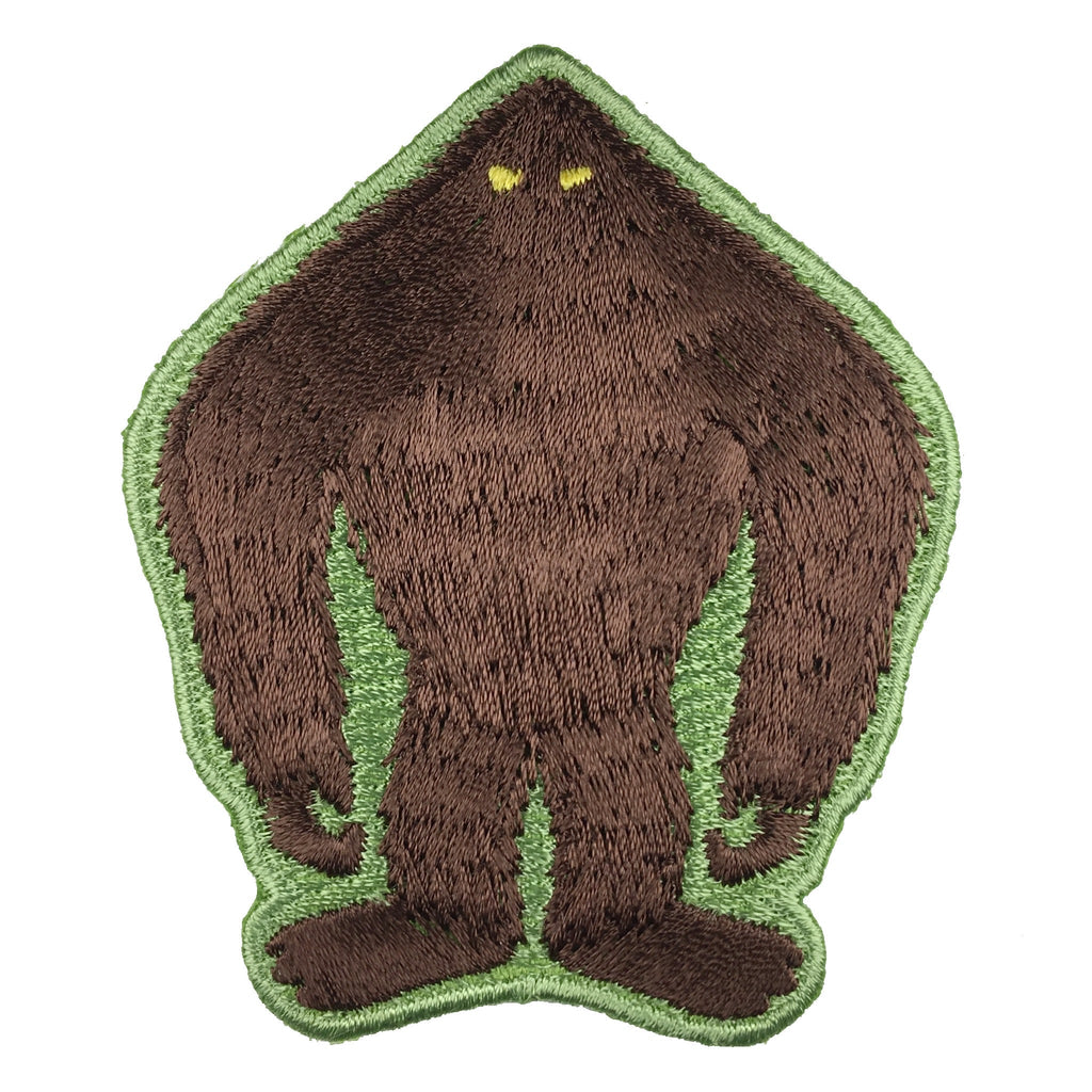 Bigfoot Silhouette embroidered patch