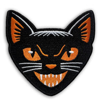 Black Cat vintage-style Halloween patch