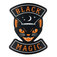 Black Magic motorcycle club Halloween sticker