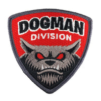 Dogman Division embroidered patch