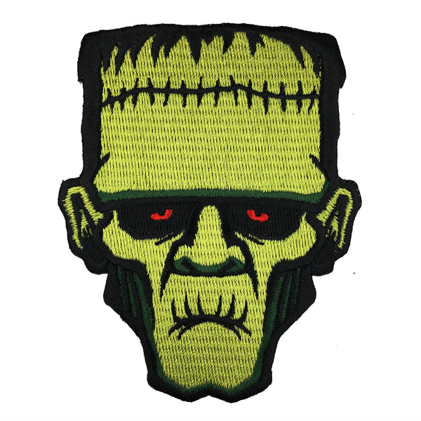 Frankenstein’s Monster head embroidered patch