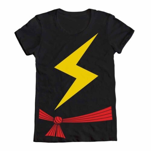 Ms Miss Marvel I Am Costume Avengers Marvel Comics Junior T-Shirt