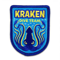 Kraken Dive Team embroidered patch