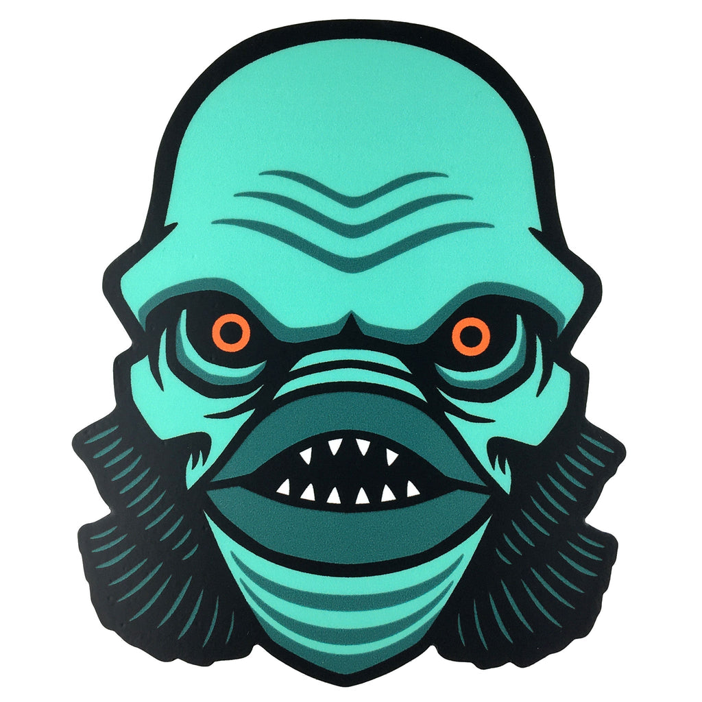 Lagoon Creature head sticker