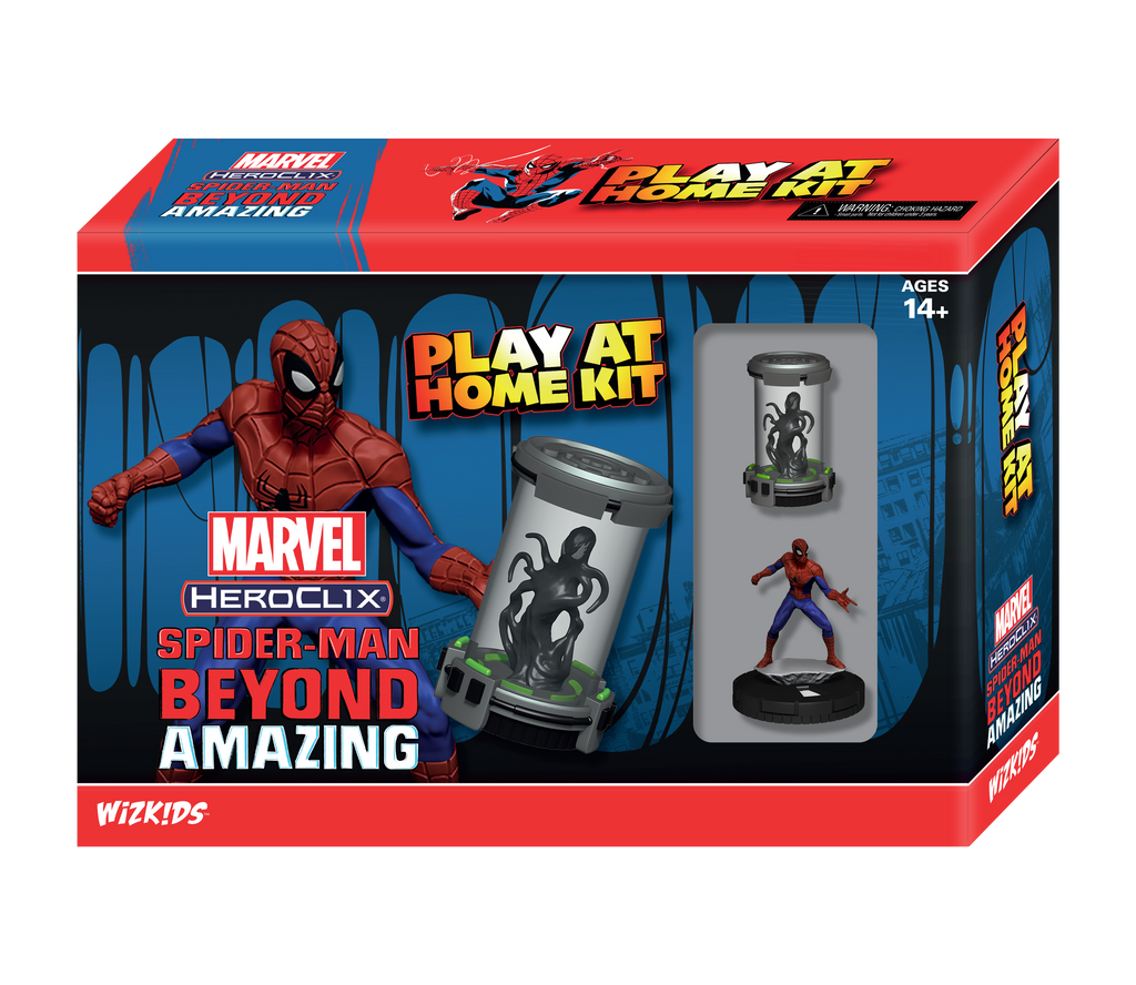 HeroClix: Marvel - Spider-Man Beyond Amazing - Play at Home Kit - Peter Parker