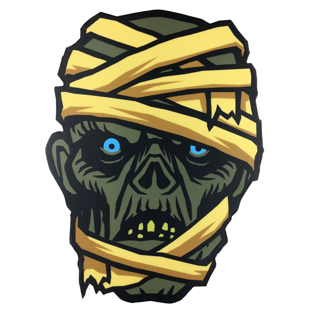 Mummy head sticker