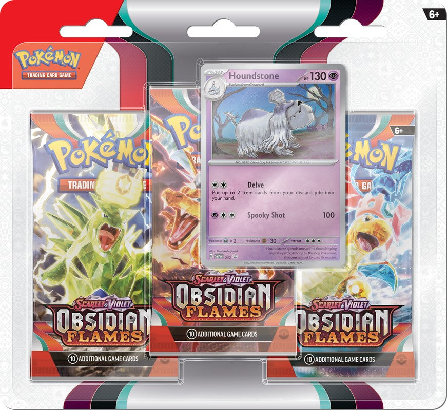 Pokemon: Obsidian Flames 3-Pack Blister