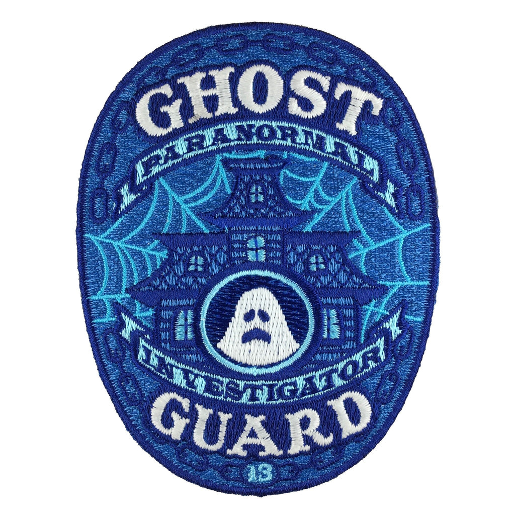 Ghost Guard: Paranormal Investigator embroidered patch - glow-in-the-dark