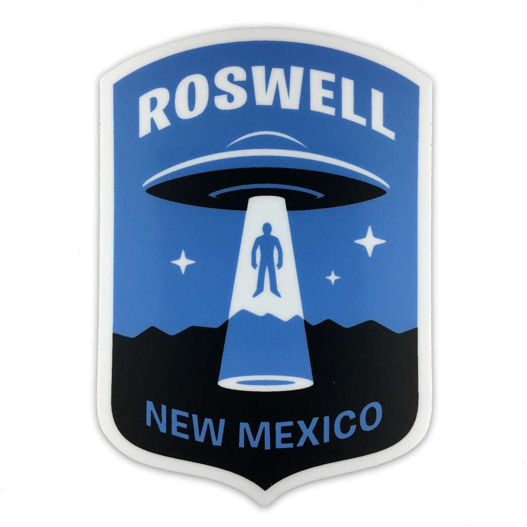 Roswell New Mexico alien abduction UFO sticker