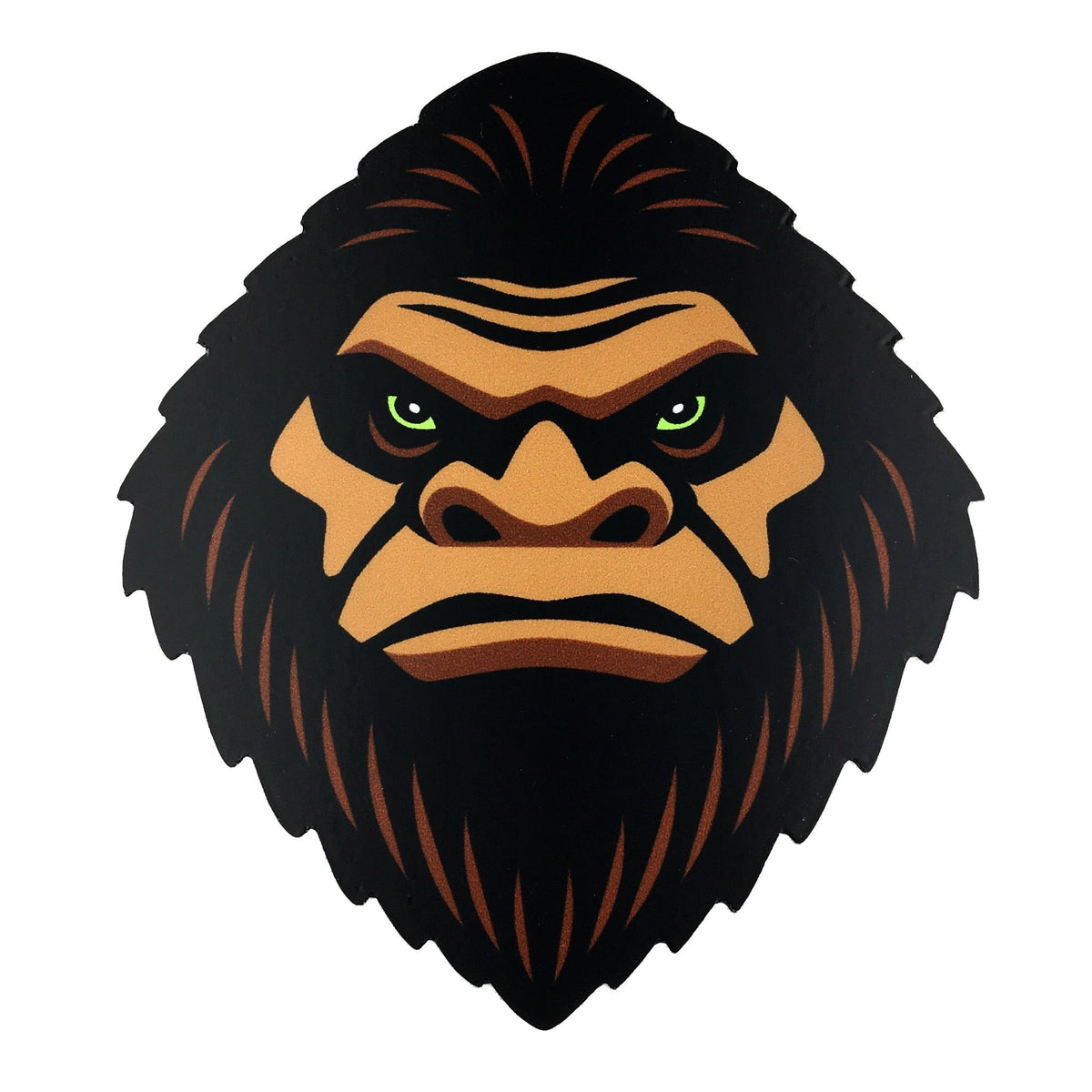 Sasquatch Head cryptozoology sticker – LemonJuice McGee's Comic Cavalcade